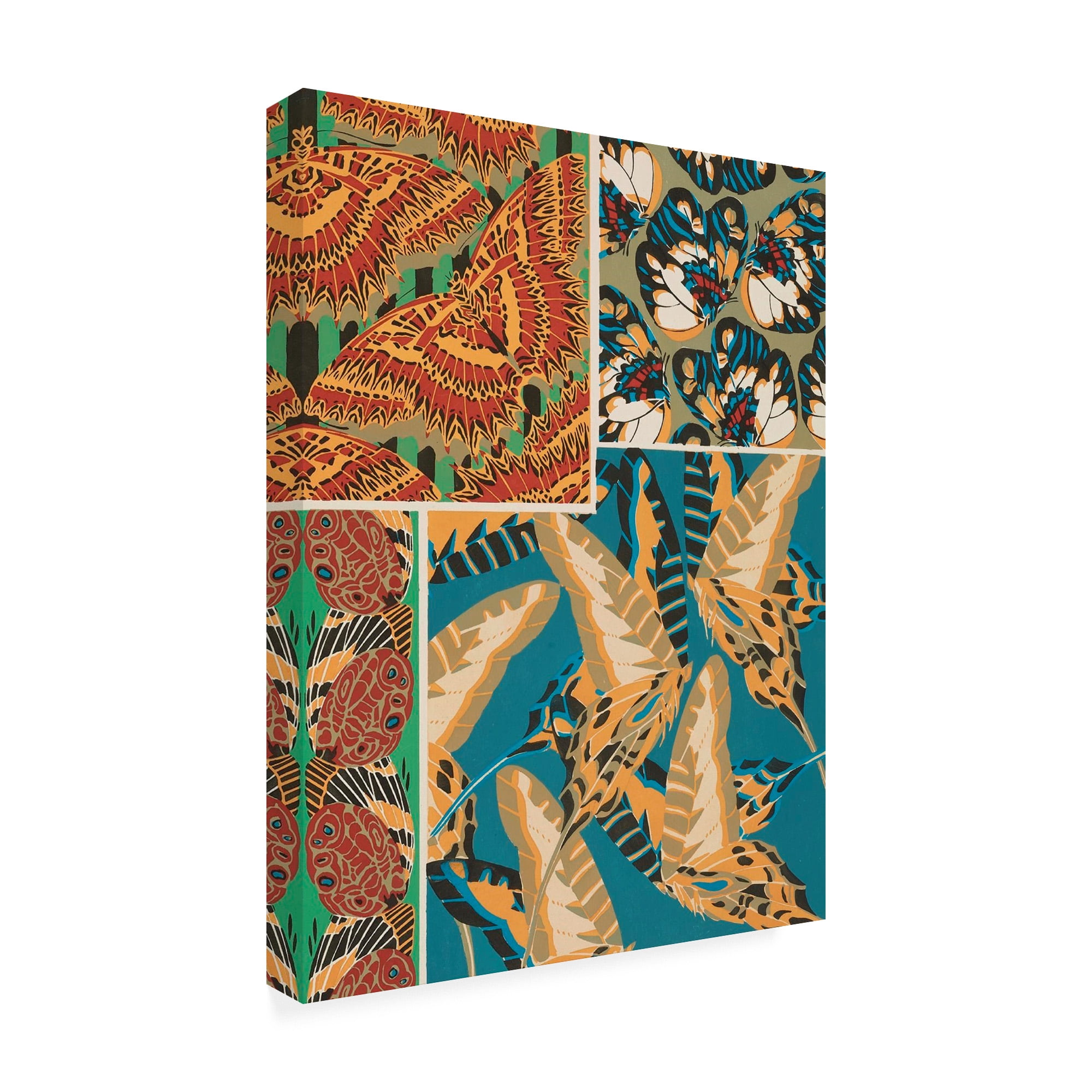Trademark Fine Art 'Decorative Butterflies IV' Canvas Art by Eugene Seguy