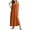 Yellow, variant on LEAVINGSUO Summer Dresses For Women Plus Size Fashion Casual Skirt Comfortable Sleeveless Round Neck Solid Dress Blue S