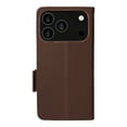 thumbnail image 3 of ELEHOLD Wallet Case for iPhone 17 Pro Max, Shockproof Leather Flip Folio Kickstand Case with Wrist Strap and Card Slots,Brown, 3 of 6