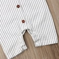 thumbnail image 4 of Seyurigaoka Newborn Babies Single Breasted Chest Pocket Romper for Party Wedding Beach, 4 of 7
