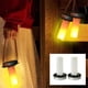 thumbnail image 3 of Luz de llama con tapa de masón solar de 4 piezas (sin botella de vidrio), luz de llama de simulación LED, luz de vela decorativa para interiores y exteriores, 3 of 4