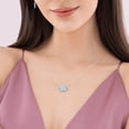 thumbnail image 4 of Collier Pendentif pour Femmes Mode Forme Diamant Collier Charme Collier Clavicule, 4 of 8