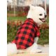 thumbnail image 3 of Plaid Pattern Pet Shirt With Tie, 3 of 5