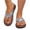 Silver, variant on Women’s Thong Flip Flops Fringe Trim Comfortable Breathable Summer Slides Bohemian Flat Sandals for Casual Outing & Vacation Beige
