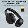thumbnail image 3 of Auriculares Edifier W820NB Plus inalámbricos para colocar sobre las orejas negros, 3 of 7