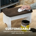 thumbnail image 7 of Kreg Woodworking Kit Step Stool - Easy Assembly Small Wooden Step Stool with 2 Driver Bits - Easy Woodworking Kit - Great Gift or Craft Project, 7 of 7
