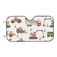 thumbnail image 7 of Balery Excavator Windshield Sun Shade, Car Front Window Sunshade Cover ,Automotive Interior Portected Blocks Uv Rays For Car Pickup Truck Suv Accessories- Small, 7 of 7
