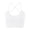 White, variant on Strappy Sports Bras for Women High Support Longline Open Back Workout Tops Padded Cross Yoga Crop Tank Built in Bra