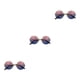 thumbnail image 5 of Qarigey Sun Eyewear Elegante sombrilla creativa Diseño especial Retro Gafas de sol Marco de metal Estilo novedoso para mujer Rosa, azul Type1 NO1, 5 of 6
