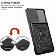 thumbnail image 4 of Moto G Power 2022 Case, TECH CIRCLE 360 Ring Kickstand Magnetic & Slide Camera Protector Military-Grade Rugged Hybrid Protective Cover for  Motorola Moto G Power  6.5 inch 2022,Black, 4 of 8