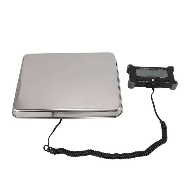 Balance Postale Numérique en Acier Inoxydable Balance d'Expédition Numérique avec Écran LCD HD Grand Écran Rétroéclairé Vert 200KG/50G