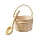 thumbnail image 1 of Barril de madera para Sauna, herramienta de baño humeante para SPA, accesorios de baño, cuchara para pies, cubeta de baño para Sauna y baño, 1 of 9