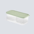 thumbnail image 2 of Boîte de Rangement pour Réfrigérateur, Conservation Fraîche, Gain de Place, Utile, 2 Compartiments, Boîte de Rangement pour Réfrigérateur pour Oignons, 2 of 5