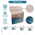 thumbnail image 7 of Table Runner Boho Abstract Minimalist Table Decoration for Kitchen Dinning Sunset Mountain Mid Century Table Decoration for Indoor Outdoor Party Wedding Decor 13x72inch, 7 of 7