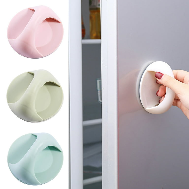 2pcs Round Safety Handle Glass Door Wardrobe Cupboard Drawer