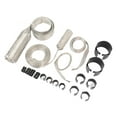 thumbnail image 4 of Stainless Steel Hose Cover Kit,Stainless Steel Dress Up Hose Cover Kit Extreme Heat Resistant Radiator Sleeving Set Universal Applicable, 4 of 7