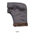 thumbnail image 3 of Destyer Motorcycle Handlebar Muffs Gloves Stay Warm And Comfortable On Rides Waterproof And Windproof Brown L, 3 of 6