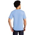 thumbnail image 2 of Port & Co Adult Male Men Plain Short Sleeves T-Shirt Light Blue 3X-Large, 2 of 4