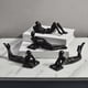 thumbnail image 2 of Sculpture Modern Art Ornament Home Office Decor Craft White A, 2 of 5