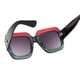 thumbnail image 3 of Anteojos de sol FEISEDY retro cuadrados extragrandes para mujer B2276, 3 of 8