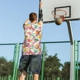 thumbnail image 5 of Sikiie Butterflies and Roses Basketball Jersey Reversible Men's Mesh Athletic Sports Shirts Training Practice S-4XLX-Large, 5 of 6