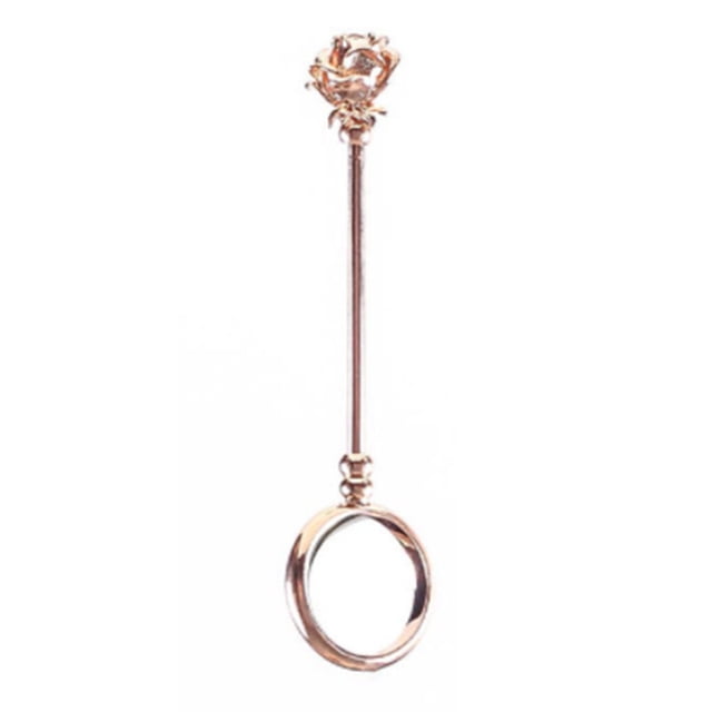 Anillo de soporte Injueey Oro rosa brillante 16 mm