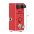 thumbnail image 3 of lotmusic Pedal de efectos de guitarra eléctrica Mini tipo único DC 9V True Bypass (Classic Chorus), 3 of 8