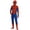 Spider I, variant on HTQWLP Halloween Superhero Fancy Dress Costumes, Superhero Onesie Cosplay Outfits with Masks, One-Piece Superhero Jumpsuit, Halloween Party Dress up Performance Costume for Adults, Red/180