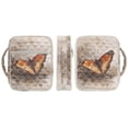 thumbnail image 3 of Xixirimido Butterfly Spider Web Print Bible Cover Case for Women Men, Large Bible Bag Bible Study Supplies Accessories Quilted Bible Carrying Cases with Handle Christian Gift, Beige, 3 of 7