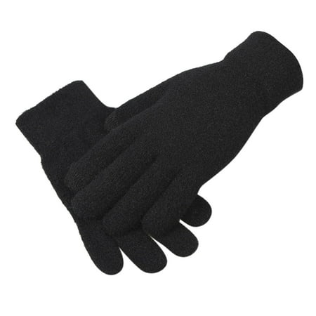 

Rubber Gloves for Cleaning Knitted Plush Men s And Women s Autumn And Winter Windproof Warm Gloves Lined Rubber Gloves Disposal Gloves for Kids Dish Globes Disposable Food Preparation Gloves Mechanic