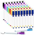thumbnail image 1 of HUGFEGWE 50 Pcs Colorful Magnetic Dry Erase Markers with Eraser Cap, White Board Mini Dry erase Markers Bulk, Fine Point Tip Student White Board Markers for Teachers Office School AZ824-2502, 1 of 7