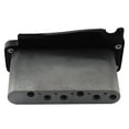 thumbnail image 4 of Wilkinson WVP-SB 54mm SUS Stainless Steel Saddles 2-Point Guitar Tremolo Bridge with Full Solid Steel Block for Import Strat and Japan Strat, Black, 4 of 5