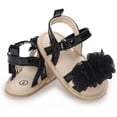 thumbnail image 3 of Infant Baby Girls Sandals Summer Crib PU Leather Bowknot Soft Anti-Slip Rubber Sole Toddler First Walkers Shoes, 3 of 6