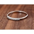 thumbnail image 2 of Blue Jewel 0.9 Ct VVS1/D Round Cut Lab Created Diamond Ring - 14K White Gold Plated Ring - Wedding Diamond Jewelry for Women's - Forever Diamond Ring for Special Occasion - Christmas Gifts, 2 of 8