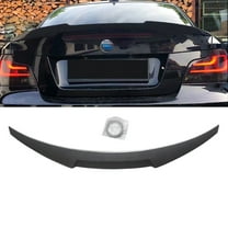 NINTE Rear Spoiler for BMW 1 Series E82 128i 135i 2DR Coupe 08-13 M4 Style Carbon Fiber Look Trunk Wing
