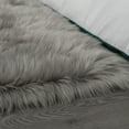 thumbnail image 7 of Ultra Soft Faux Fur Rug, Fluffy Washable Sheepskin Area Rug with Non-Slip Backing, Rectangle Floor Carpets for Living Room, Bedroom, Bedside, Kid's Room, Nursery Room (Light Grey), 7 of 7