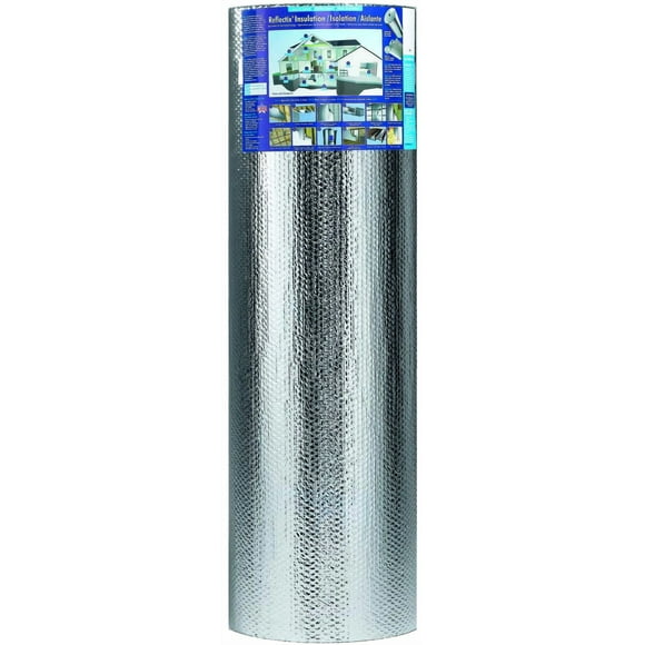Reflectix Isolation Multi-Usage BP48050 Polyéthylène Réfléchissant Double Face; Largeur 48 Pouces x Longueur 50 Pieds; Couverture 200 Pieds Carrés; Épaisseur 5/16 Pouces; Bord Standard