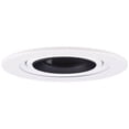 thumbnail image 2 of ELCO Lighting EL1433 4-in Round Gimbal Ring with Baffle Trim EL1433W, 2 of 2