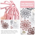 thumbnail image 3 of 6 manteles individuales con forma de flor, resistentes al calor, para cocina, 3 of 7