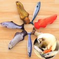 thumbnail image 2 of Pet Cat Kitten Chewing Cat Toys Stuffed Fish Mint Pet Interactive Kitten Product, 2 of 5