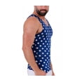 thumbnail image 3 of Insta Slim Big and Tall Stars Activewear Muscle Tank 4MAT001BT, 3 of 3