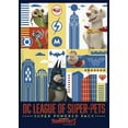 thumbnail image 2 of Boy's DC League of Super-Pets Super Powered Pack Panels  Graphic Tee Navy Blue Medium, 2 of 4