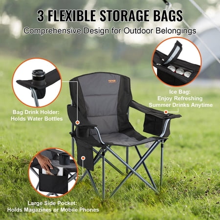 quad camping chair with cooler product