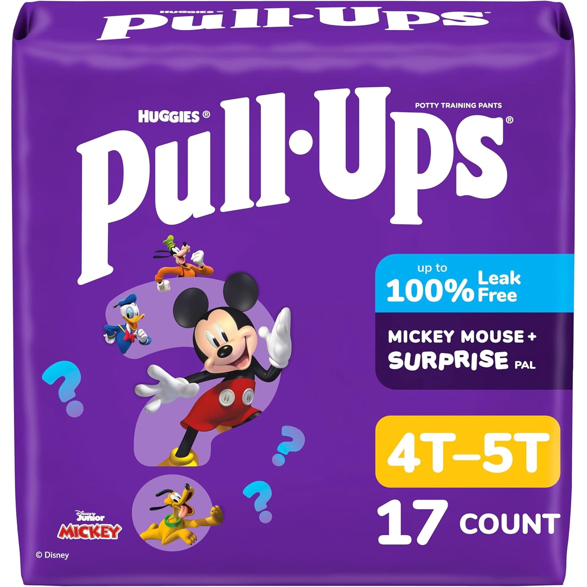 Pull-Ups Boys' Potty Training Pants, 4T-5T (38-50 lbs), 17 Count