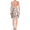 thumbnail image 2 of FREE PEOPLE $98 Womens New 1418 Ivory Floral Pleated Ruffled Dress XS B+B, 2 of 2