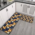 thumbnail image 2 of Happy Halloween Pumpkin Pattern Kitchen Rugs Sets Of 2,Anti Fatigue Kitchen Mat Rugs Non Slip Washable,Decorative Kitchen Floor Mats for Kitchen,Sink,Laundry,17"X30"+17"X47", 2 of 7
