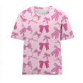 thumbnail image 4 of Camisetas Casuales de Manga Corta con Cuello de Tripulación Impresa de San Valentín Tee Gráfica Ligera Top 95% Poliéster 5% Elastano para el Uso Diario, Camiseta de Moda Cómoda, 4 of 8