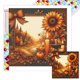 thumbnail image 1 of Con Cuentas Cuadradas 5D DIY Del Pared Cosecha Otoñal 45x45cm, 1 of 9