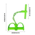 thumbnail image 3 of 21 Fitness Resistance Bands, Fashion Puller Exercise, 4-Tube Pedal Tensioner Resistance Bands with Handle, Multifunction Elastic Yoga Resistance Band for Legs, Arms, Core Training, 3 of 5