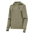 thumbnail image 2 of Women's Antigua Heather Olive New Mexico Lobos Justice Pullover Hoodie, 2 of 3